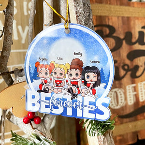 Bestie Forever, Gift For Friends, Personalized Ornament, Best Friends Ornament, Christmas Gift 06NATI270723HH - Ornament - GoDuckee