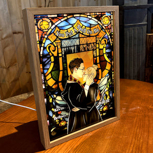 You Put A Spell On Me 01HUDT180823TM Personalized Light Picture Frame, Couple Kissing Gifts - Poster & Canvas - GoDuckee