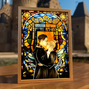 You Put A Spell On Me TT 01HUDT180823TM Personalized Light Picture Frame, Couple Kissing Gifts - Poster & Canvas - GoDuckee