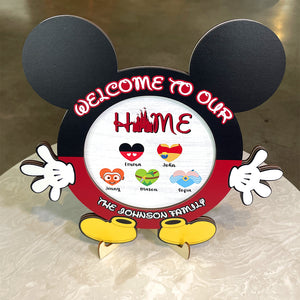 Personalized Gifts For Family Wood Sign Welcome To Our Home 02QHMH040324 - Wood Signs - GoDuckee