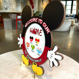 Personalized Gifts For Family Wood Sign Welcome To Our Home 02QHMH040324 - Wood Signs - GoDuckee