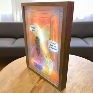 Personalized Gifts For Pet Lovers Light Frame You'll Meet Me In The Heaven Light - Canvas Print - GoDuckee