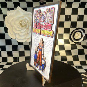 Personalized Gifts For Mom Wood Sign Mom Is Our Favorite Warrior 01httn020324hh Mother's Day Gifts - Wood Signs - GoDuckee
