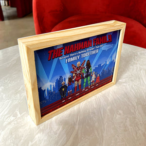 Personalized Gifts For Family Light Frame Because There's Nothing Stronger Than Our 03OHTI290224PA - Canvas Print - GoDuckee