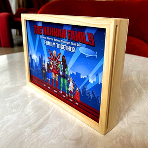 Personalized Gifts For Family Light Frame Because There's Nothing Stronger Than Our 03OHTI290224PA - Canvas Print - GoDuckee