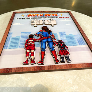 Personalized Gifts For Mom Wood Sign You Are Strength That Hold Us Together 02HTTI270224PA - Wood Signs - GoDuckee