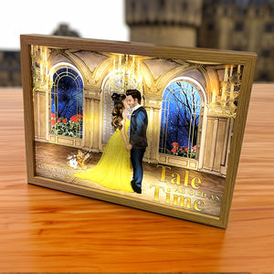Personalized Gifts For Couple Light Frame Time 05htqn191223pa - Canvas Print - GoDuckee