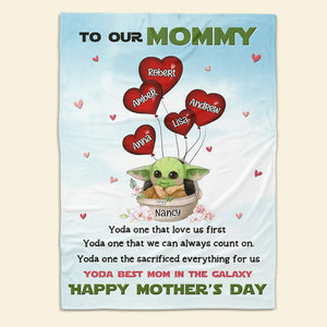 Mother's Day 01HULI150423 Personalized Blanket - Blanket - GoDuckee