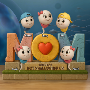 Mom Plaque- Personalized Gift For Mother 05OHLU160425 - Shaped Plaques - GoDuckee