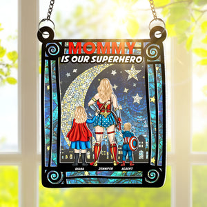 Personalized Gifts For Mom Window Hanging Suncatcher Ornament 03xqqn270225pa - Ornament - GoDuckee