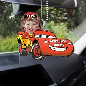 Custom Photo Gifts For Kids Car Ornament 02kapu071224 - Ornament - GoDuckee