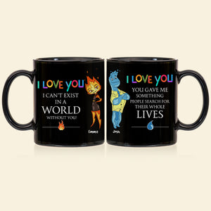 I Love You, Personalized Couple Mug 01HTHN280623 - Coffee Mug - GoDuckee