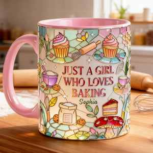 Personalized Gifts For Baking Lovers Accent Mug 06HYTN170126 - Coffee Mug - GoDuckee