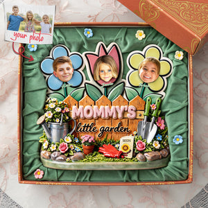 Nana's Little Garden Acrylic Plaque - Custom Photo Gifts For Grandma 03tyta020326 - Shaped Plaques - GoDuckee