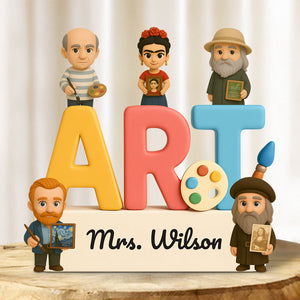 Art Teacher Acrylic Plaque Personalized Gifts For Teacher 04NADT070525 - Shaped Plaques - GoDuckee