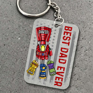 Best Dad 03qhqn230523ha Personalized Keychain - Keychains - GoDuckee