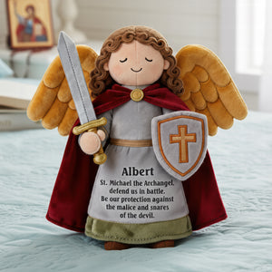 Angel of Protection Pillow – Personalized Gifts For Christians 04naqn301225 - Pillow - GoDuckee