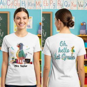 Quack to School Shirt Personalized Gifts For Teacher 04OHDT110725 - Shirts - GoDuckee
