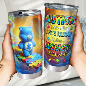 Personalized Gifts For Kid Tumbler, Autistic Bear 04tgqn250225 - Tumbler Cup - GoDuckee