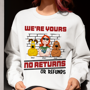 Personalized Gifts For Dog Lovers Shirt 01kapu220225pa We're Yours - Shirts - GoDuckee