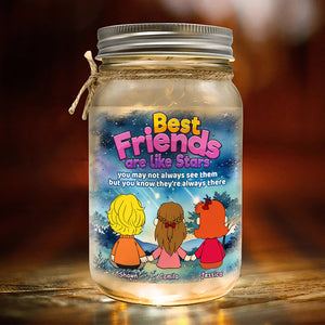 Personalized Gifts For Friend Mason Jar Light 01KADT080125HG - Drink Jar - GoDuckee