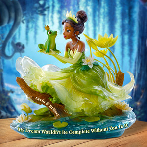 Kissing Frog Couple Acrylic Plaque Personalized Gifts For Couple 02TGDT060525 - Shaped Plaques - GoDuckee