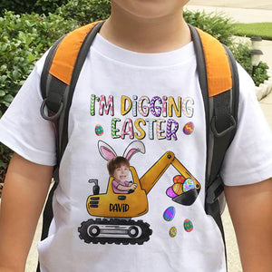 Custom Photo Gifts For Kid Shirt I'm Digging Easter Easter's Day Gifts - 2D Shirts - GoDuckee