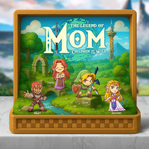 Personalized Gifts For Mom Acrylic Plaque - The Legend Of Mom 021NAQN160425 - Shaped Plaques - GoDuckee