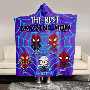 Personalized Gifts For Mom Wearable Blanket The Most Amazing Mom 02TOPU130324 - Blankets - GoDuckee