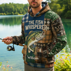 The Fish Whisperer 3D Shirt - Personalized Gifts For Fishing Lovers 03tgmg211125 - AOP Products - GoDuckee