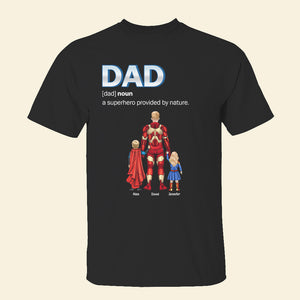 Dad Provided By Nature Personalized T-shirt, Hoodie, Sweatshirt - 03QHHN250423TM - Shirts - GoDuckee