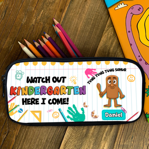 Funny Character Pencil Case - Personalized Gifts For Kids 01hulu010825 - Pencil Case - GoDuckee