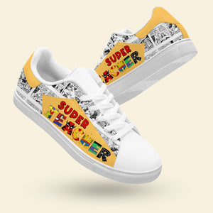 Teacher Personalized Casual Shoes, Perfect Gifts For Teachers, 04qhpo170723hh - Shoes - GoDuckee