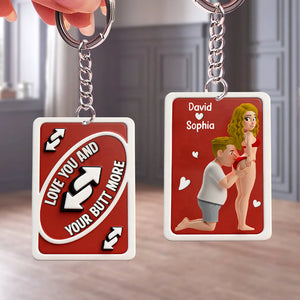 Personalized Funny Gifts For Couple Keychain 07natn181225 Valentine Gifts - Keychains - GoDuckee