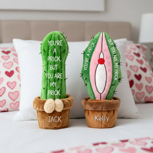 Prick Couple Custom Shape Pillow, Personalized Gifts For Couple 06qhmg151125 - Pillow - GoDuckee