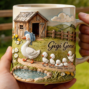 Nanna Goose Coffee Mug - Personalized Mother's Day Gifts 04NADT280226 - Coffee Mug - GoDuckee