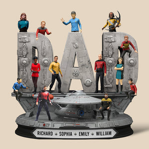 Galaxy Troop Plaque - Personalized Gifts For Dad 04qhqn130525 - Shaped Plaques - GoDuckee