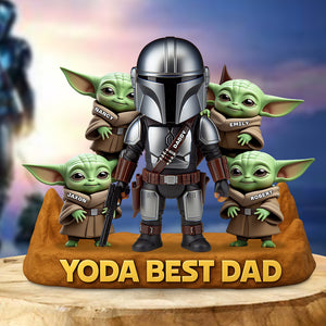 The Best Dad Acrylic Plaque Personalized Gifts For Dad 04OHDT290425 - Shaped Plaques - GoDuckee
