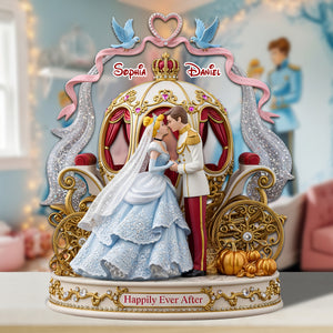 Fairy Tale Couple Plaque - Personalized Gifts For Couple 01tolu180625 - Shaped Plaques - GoDuckee