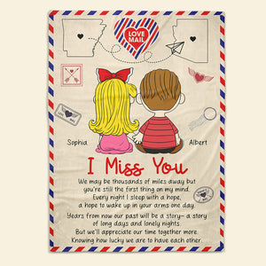 Personalized Gifts For Couple Blanket 02toqn060125hg Love Mail - Blanket - GoDuckee