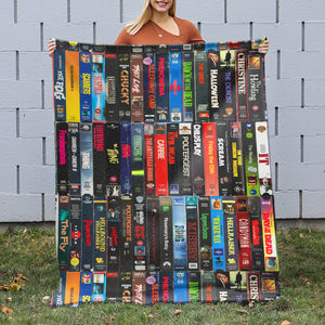 Gifts For Horror Tape Lovers Blanket 05ohqn220125 - Blanket - GoDuckee