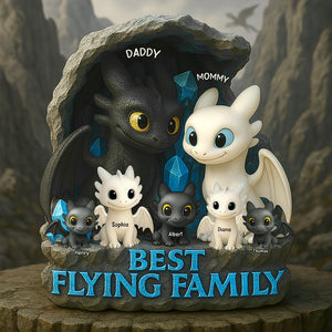 Personalized Gifts For Family Acrylic Plaque, Dragon Fans 02tgqn110425 - Shaped Plaques - GoDuckee