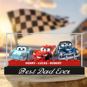 Dad Car Acrylic Plaque Personalized Gifts For Dad 02OHDT190525 - Shaped Plaques - GoDuckee