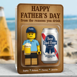 Best Dad Ever Reward Acrylic Plaque - Personalized Gifts For Father 01NAQN260425 - Shaped Plaques - GoDuckee