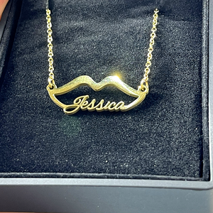 Personalized Name Necklace - Sweet Kiss Charm 38 17acxx140325 - Necklace - GoDuckee