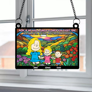 Personalized Gifts For Mom Suncatcher Ornament 04katn140225hh - Ornament - GoDuckee