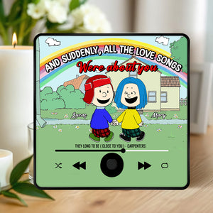 Custom Music Fridge Magnet Gifts For Couple 03totn131224da - Fridge Magnet - GoDuckee