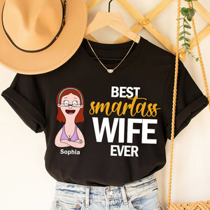 Personalized Gifts For Wife Shirt Funny Best Wife Ever 02OHDT190325HG - Shirts - GoDuckee