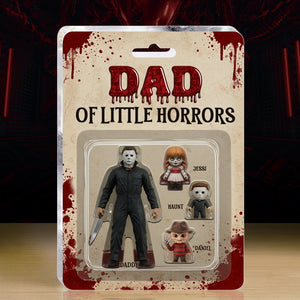Dad Of Little Horrors Acrylic Plaque - Personalized Gifts For Father 01QHLU260425 - Shaped Plaques - GoDuckee