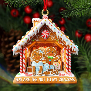 Personalized Gifts For Christmas, Naughty Couple Gingerbread Custom Shape Acrylic Ornament 02pgmg180925 - Ornament - GoDuckee
